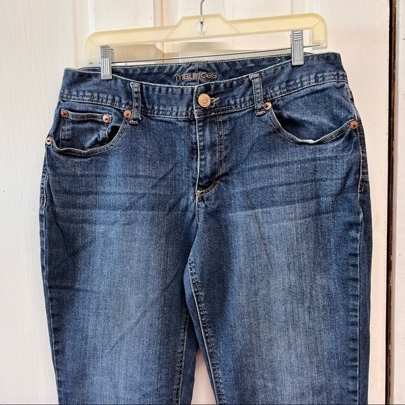 Maurices curvy bootcut jeans 11 12 long tall length of 32.5 as shown - Picture 3 of 9
